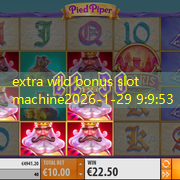 extra wild bonus slot machine