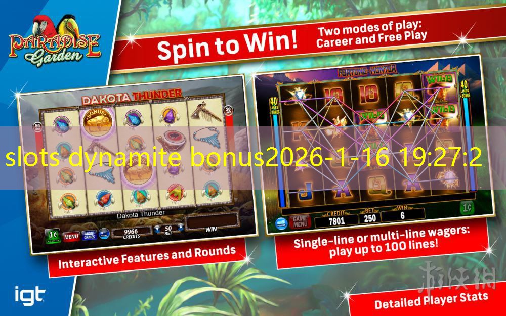 slots dynamite bonus